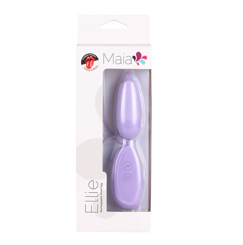 ELLIE 10-FUNCTION USB RECHARGABLE WIRED BULLET VIBRATOR