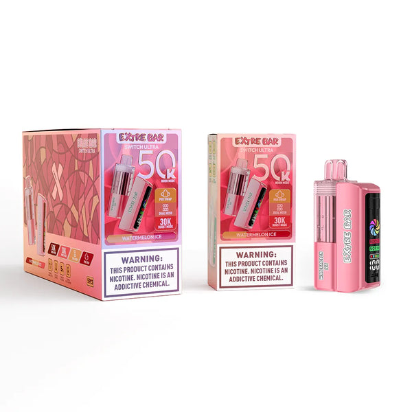 EXTRE BAR SWITCH ULTRA KIT 30,000 PUFFS DISPOSABLE VAPE | 5 CT (TEXASS EAZY WHOLESALE EXTRE BAR SWITCH ULTRA KIT 30,000 PUFFS DISPOSABLE VAPE | 5 CT (TEXASS EAZY WHOLESALE