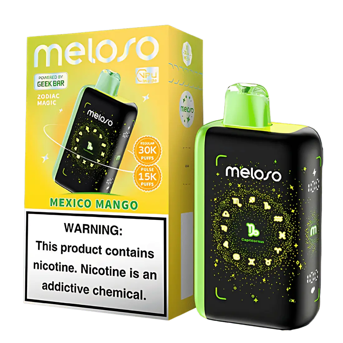 MELOSO ZODIAC MAGIC POWERED BY GEEK BAR 30,000 PUFFS DISPOSABLE VAPE | 5 PACK