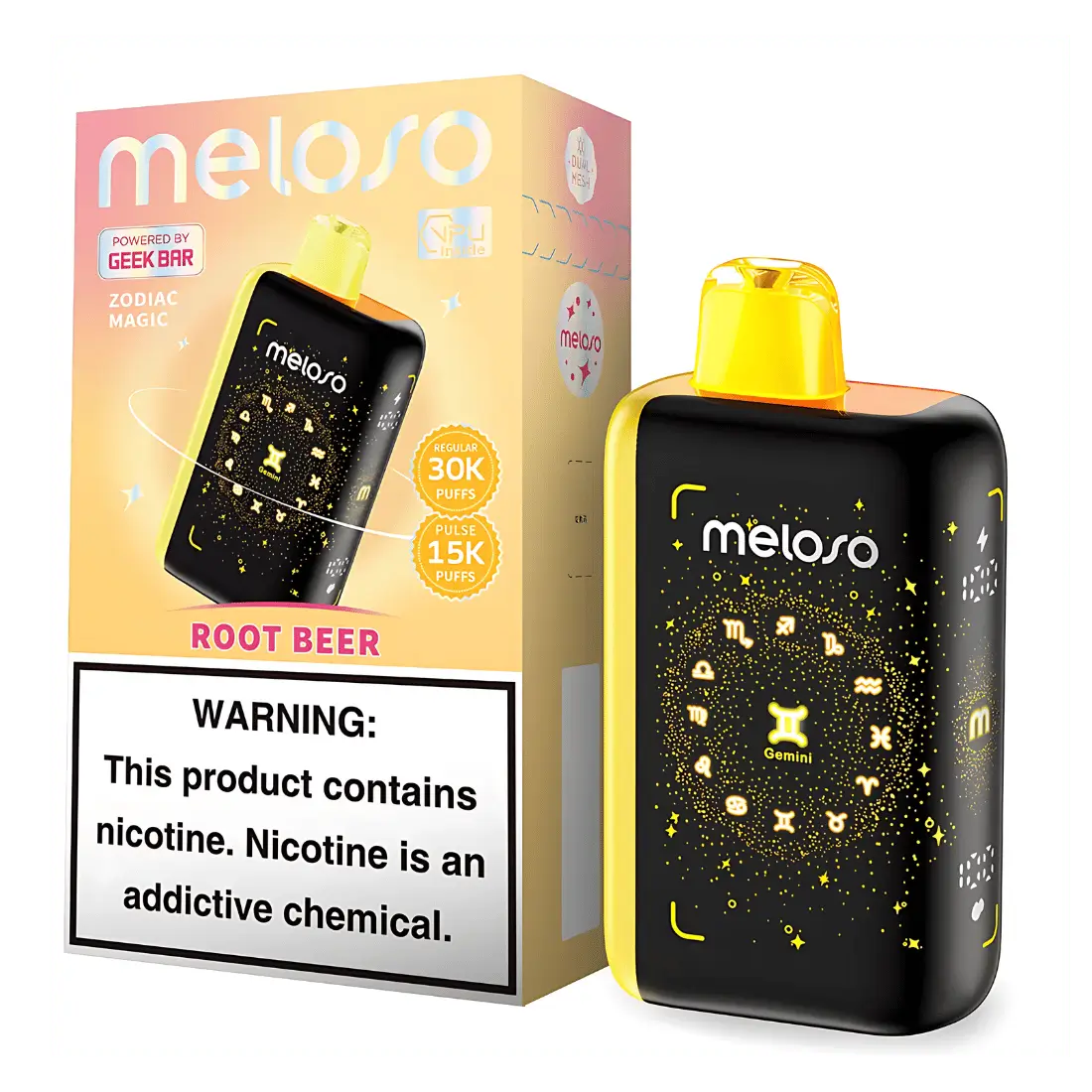 MELOSO ZODIAC MAGIC POWERED BY GEEK BAR 30,000 PUFFS DISPOSABLE VAPE | 5 PACK