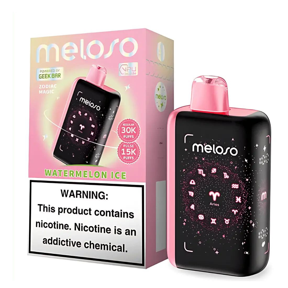 MELOSO ZODIAC MAGIC POWERED BY GEEK BAR 30,000 PUFFS DISPOSABLE VAPE | 5 PACK