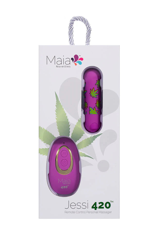 JESSI 420 PURPLE REMOTE RECHARGABLE SUPER CHARGED MINI BULLET