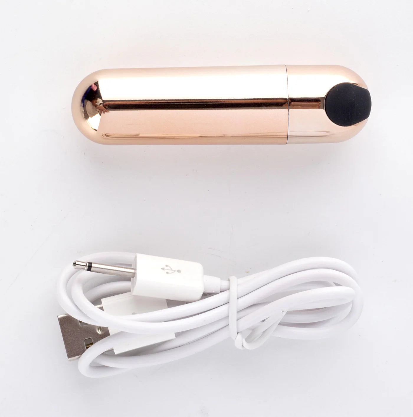 JESSI ROSE GOLD USB RECHARGABLE SUPER CHARGED MINI BULLET