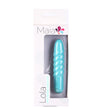 LOLA USB RECHARGABLE SILICONE 10-FUNCTION VIBRATING TWISTY BULLET BLUE