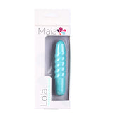 LOLA USB RECHARGABLE SILICONE 10-FUNCTION VIBRATING TWISTY BULLET BLUE