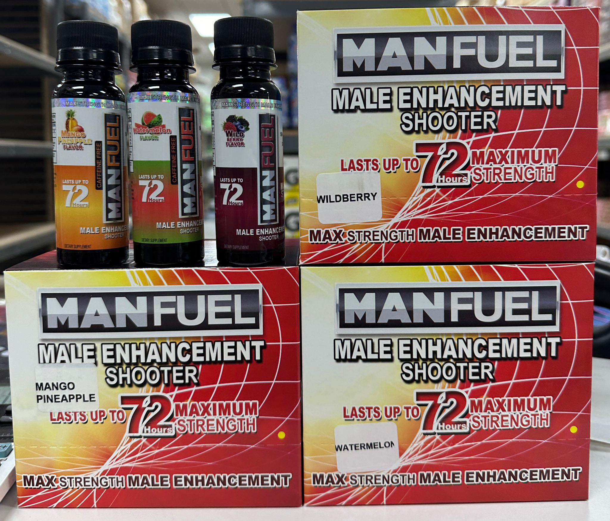 MANFUEL MALE ENHANCEMENT SHOTS | 12CT