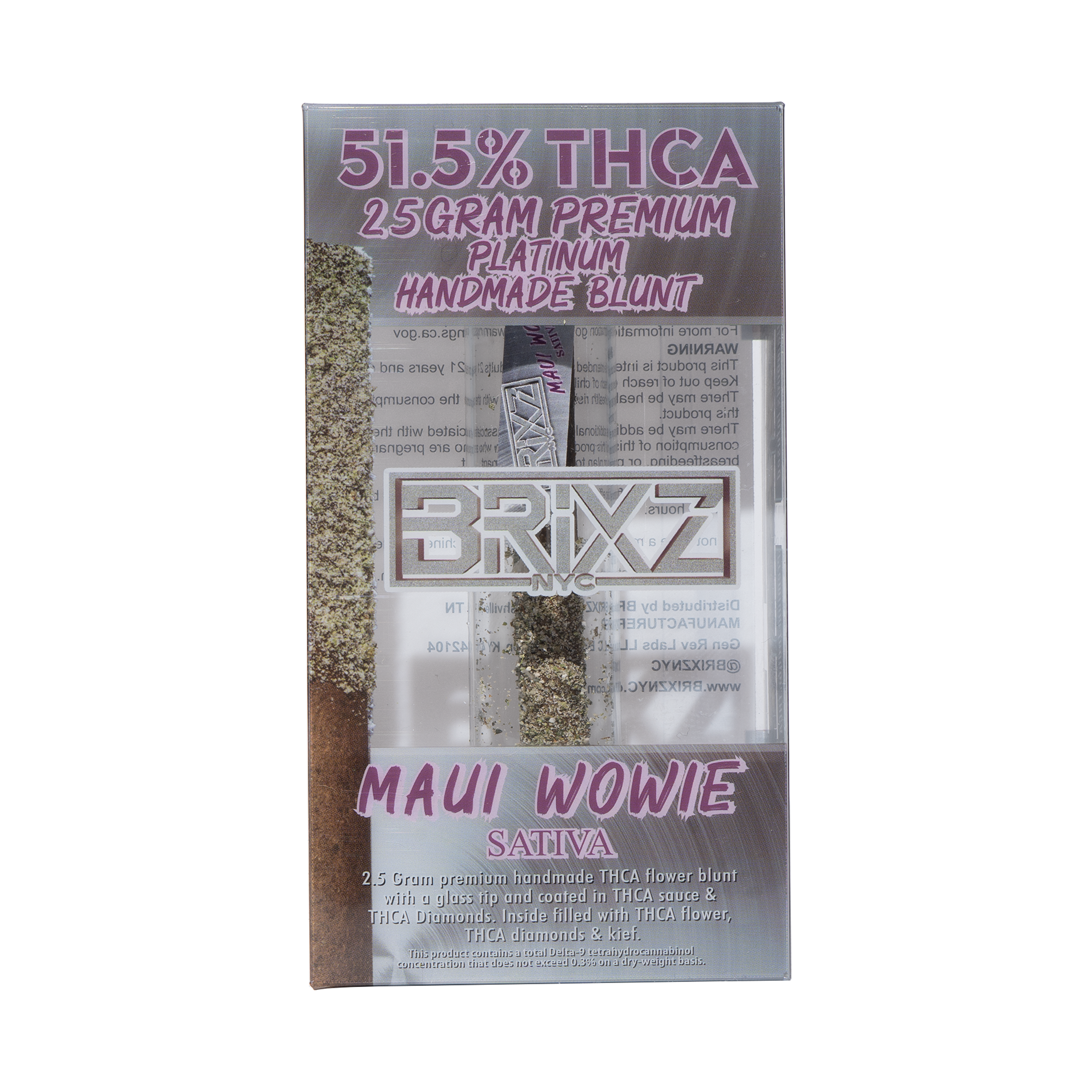 DAZED | BRIXZ PLATINUM THC-A HANDMADE BLUNT SINGLE | 2.5G