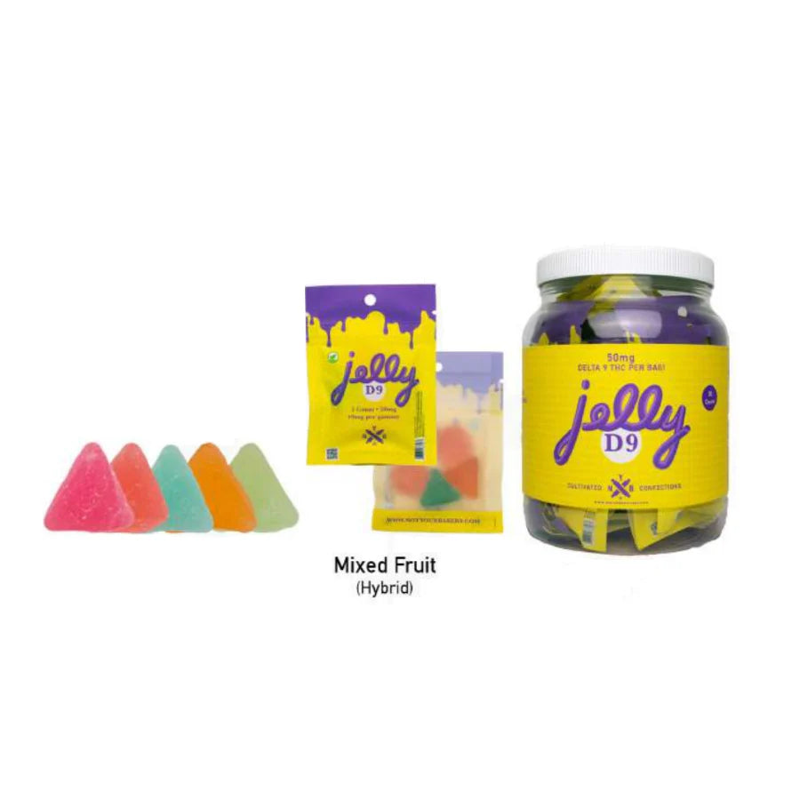 NYB JELLY D9 50MG GUMMIES JAR | 5PK | 30 CT