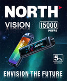 NORTH VISION 15,000 PUFFS DISPOSABLE VAPE