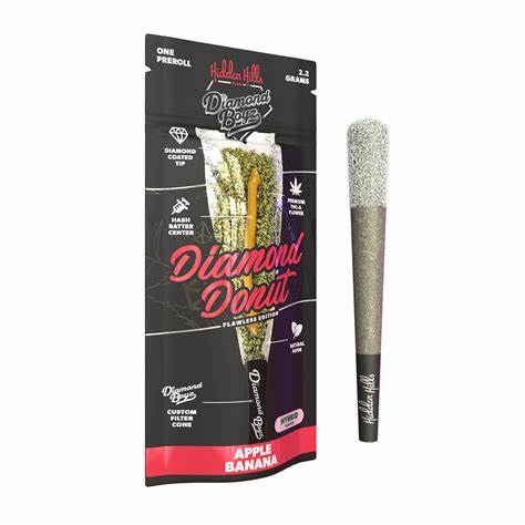HIDDEN HILLS DIAMOND BOYZ THC-A DIAMOND DONUT PRE-ROLL | 2.2 GRAMS