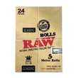 RAW CLASSIC ROLLS 5 METER KING SIZE SLIM | 24 CT