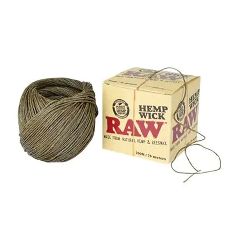 RAW HEMP WICK | 250 FT