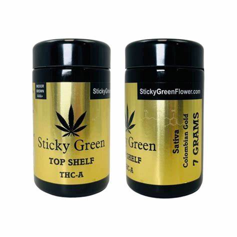 STICKY GREEN GOLD TOP SHELF FLOWER | 7 GRAMS