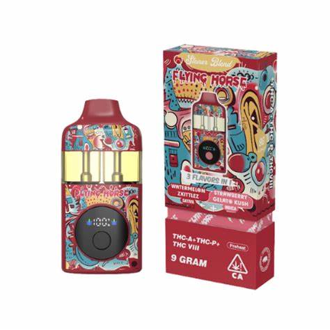 FLYING HORSE 3 IN 1 DISPOSABLE VAPE | 9G