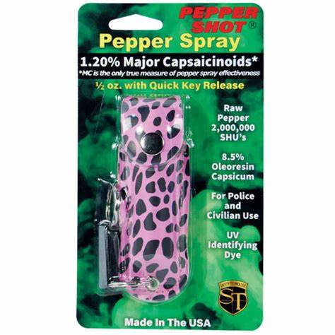 SELF DEFENSE PEPPER SPRAY 1/2 Oz