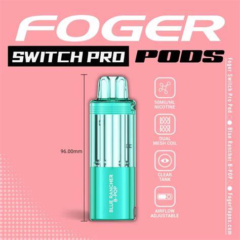 FOGER SWITCH PRO 30,000 PUFFS VAPE POD | 5CT
