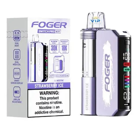 FOGER SWITCH PRO KITS 30,000 PUFFS DISPOSABLE VAPE KIT |  5CT - NOT FOR SALE TO TEXAS CUSTOMERS
