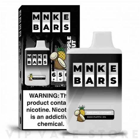 MNKE BARS 6500 PUFFS DISPOSABLE VAPE 5 PACK