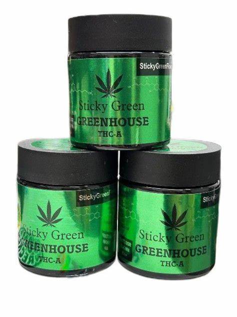 STICKY GREEN FLOWER JAR GREEN HOUSE | 3.5 GRAMS