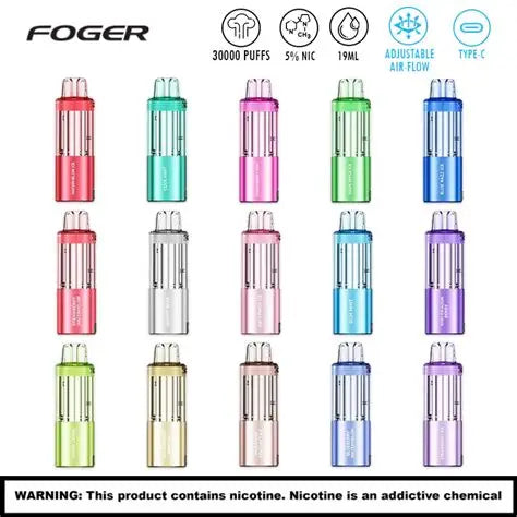 FOGER 30,000 PUFFS POD VAPE (TEXAS SB2024 COMPLIANT) | 5 CT