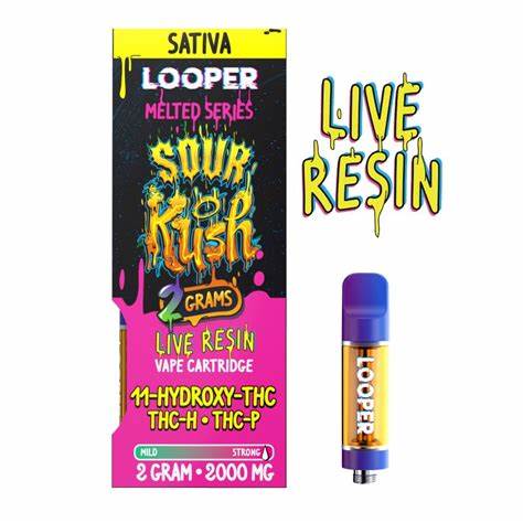 LOOPER | LIVE RESIN VAPE CARTRIDGE | 2G