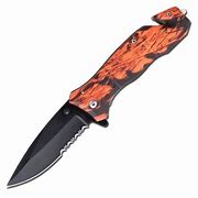 SE-955RC ORANGE CAMO KNIFE