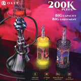 OLIT HOOKAH MEGA 200K PUFFS DISPOSABLE | (TEXASSB2024COMPLIANT)