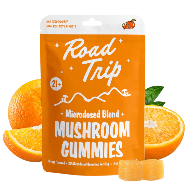 ROAD TRIP MICRODOSED MUSHROOM GUMMIES | 20 CT