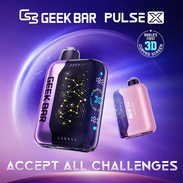 GEEKBAR PULSE X 25K PUFFS DISPOSABLE VAPE (TEXAS SB2024 COMPLIANT) | 5 CT