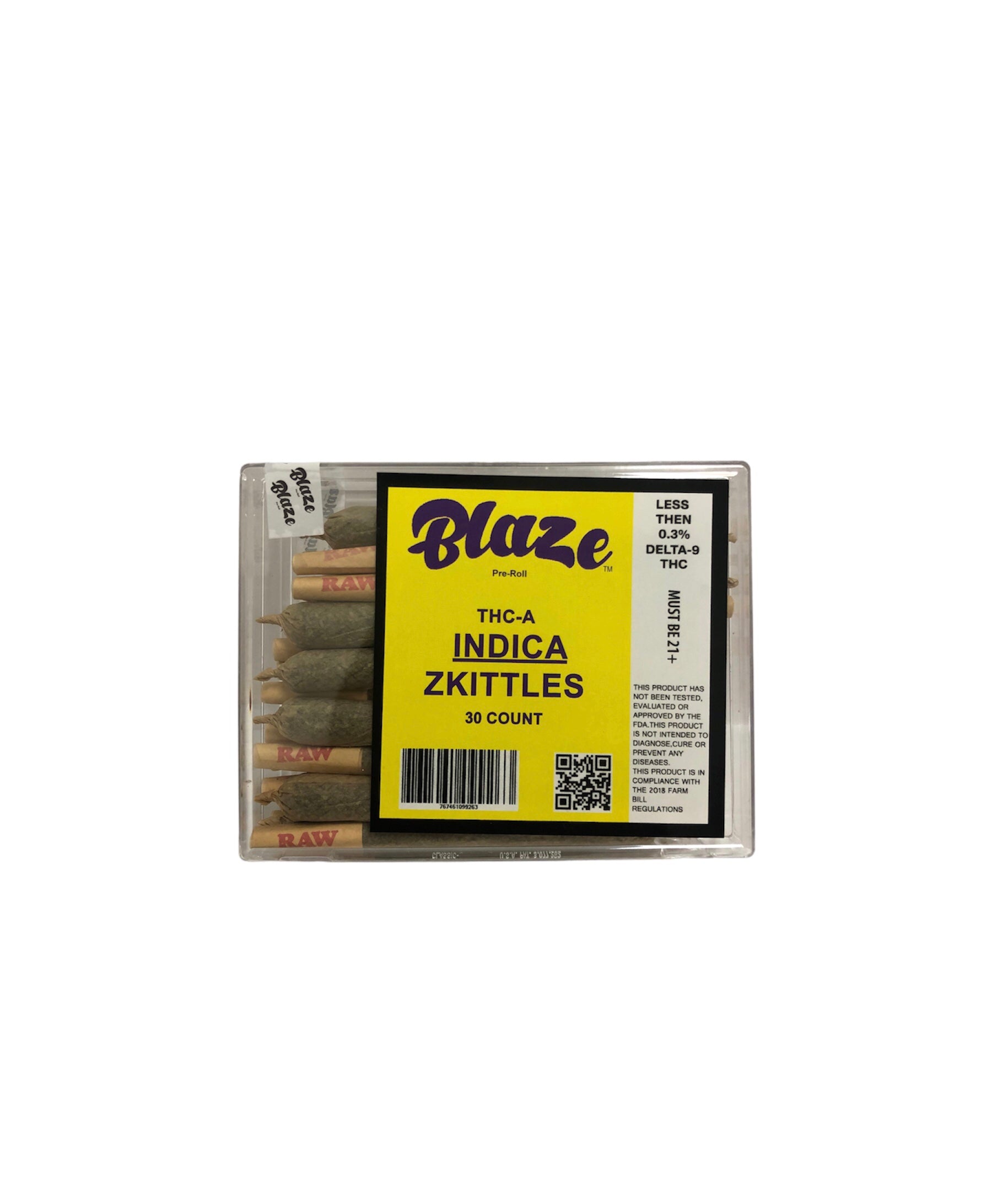 BLAZE | THC-A PRE-ROLL | 30 COUNT