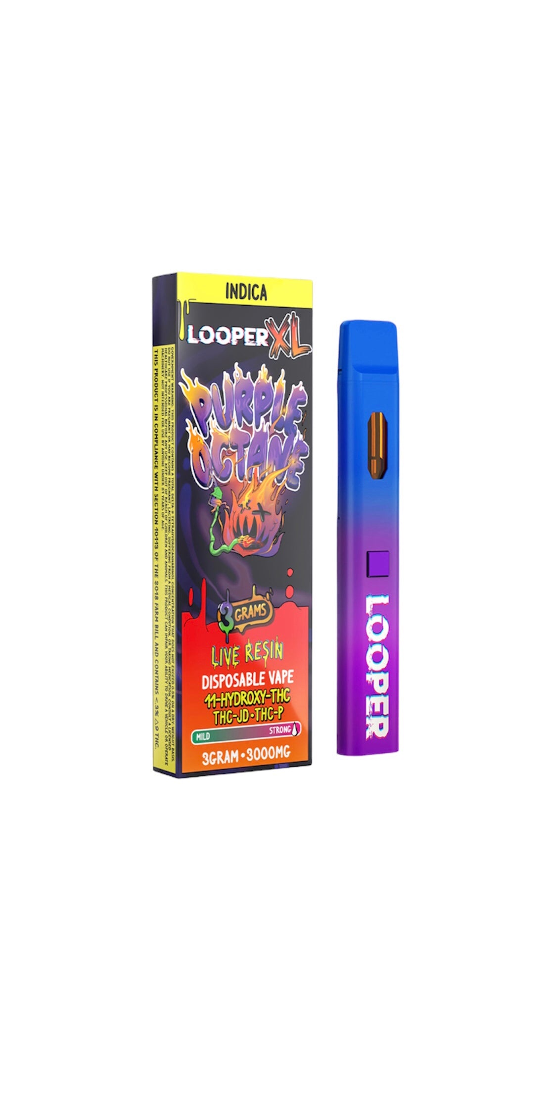 LOOPER | XL DISPOSABLE VAPE LIVE RESIN | 3G