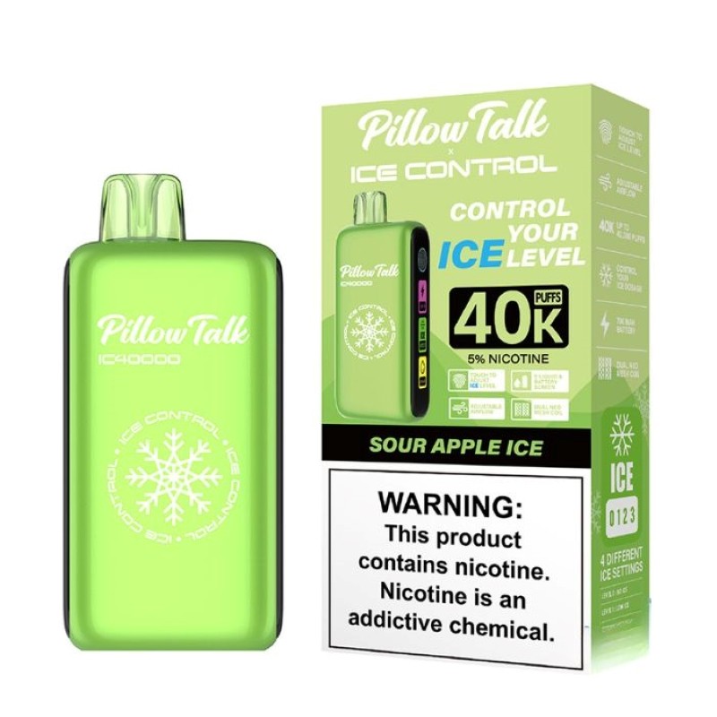 PILLOW TALK ICE CONTROL 40,000 PUFFS DISPOSABLE VAPE | 5 PACK