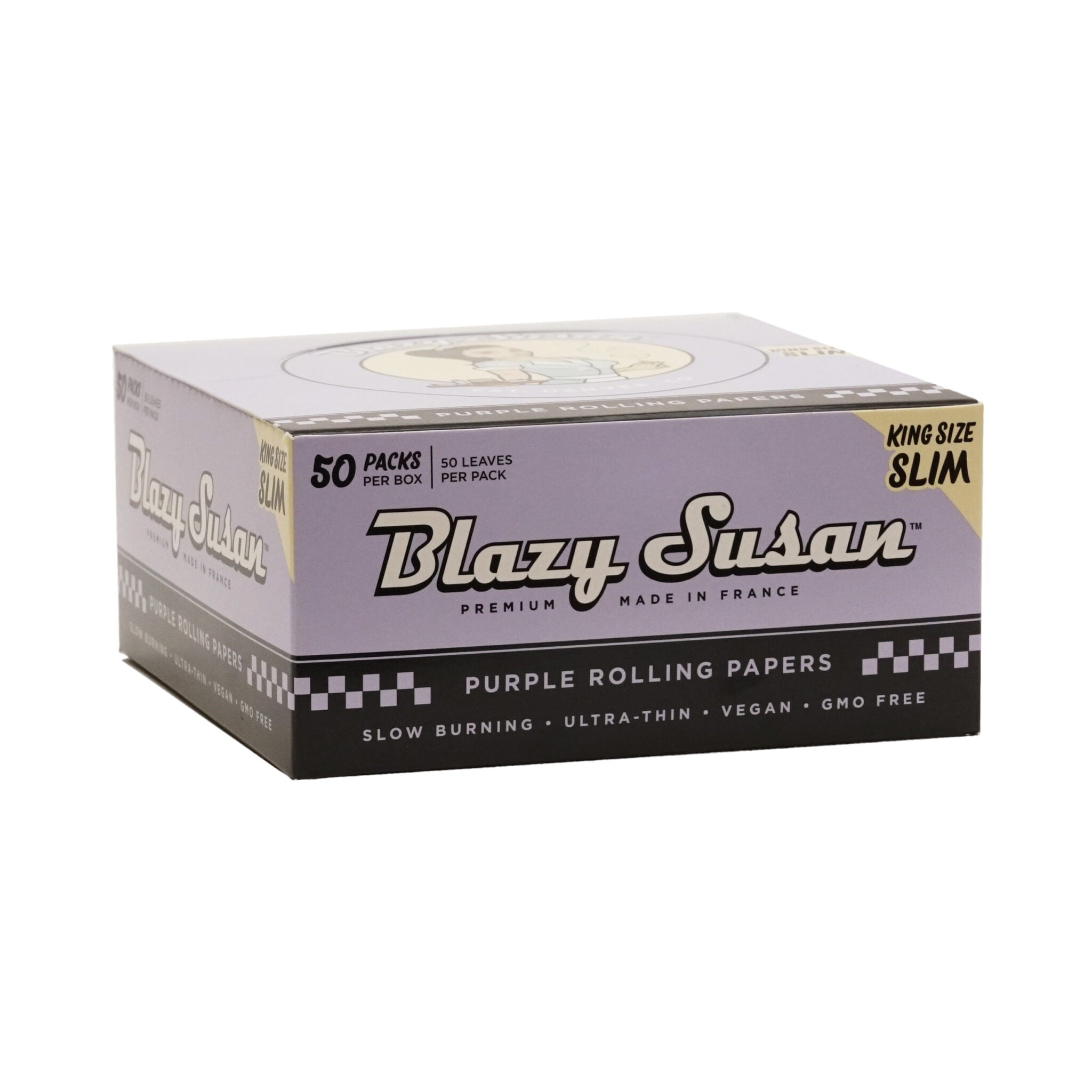 BLAZY SUSAN KING SIZE ROLLING PAPERS FULL BOX | 50 CT