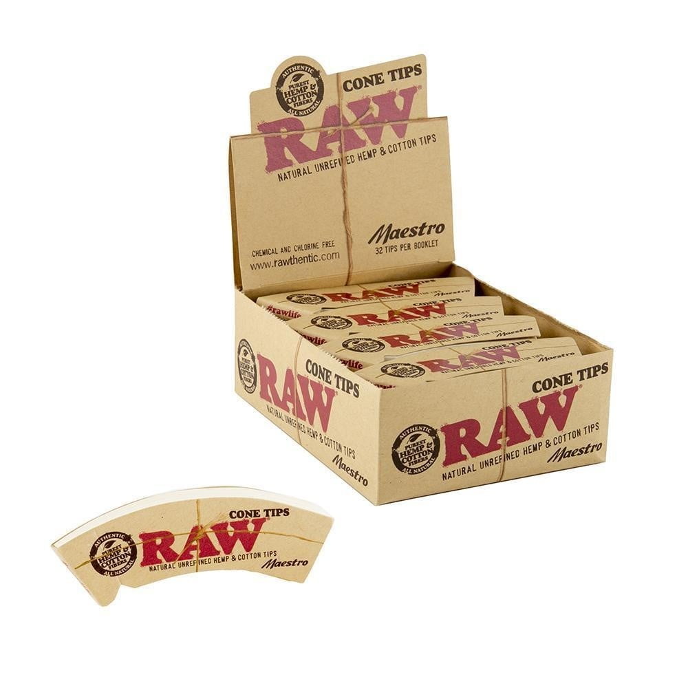 RAW TIPS MAESTRO SOFT CONE TIPS | 24PK | 32 CT