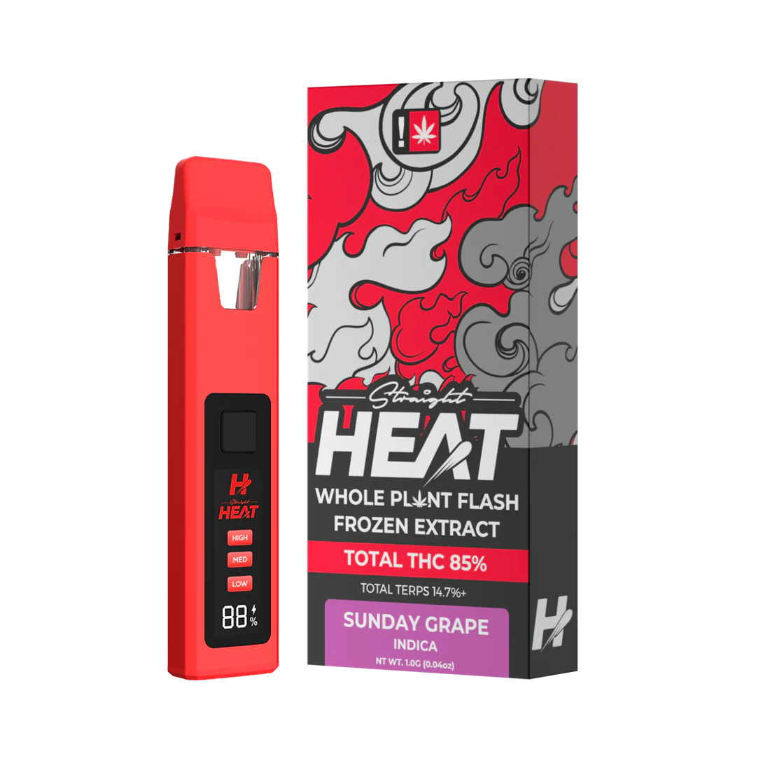 STRAIGHT HEAT 1G DISPOSABLE VAPE