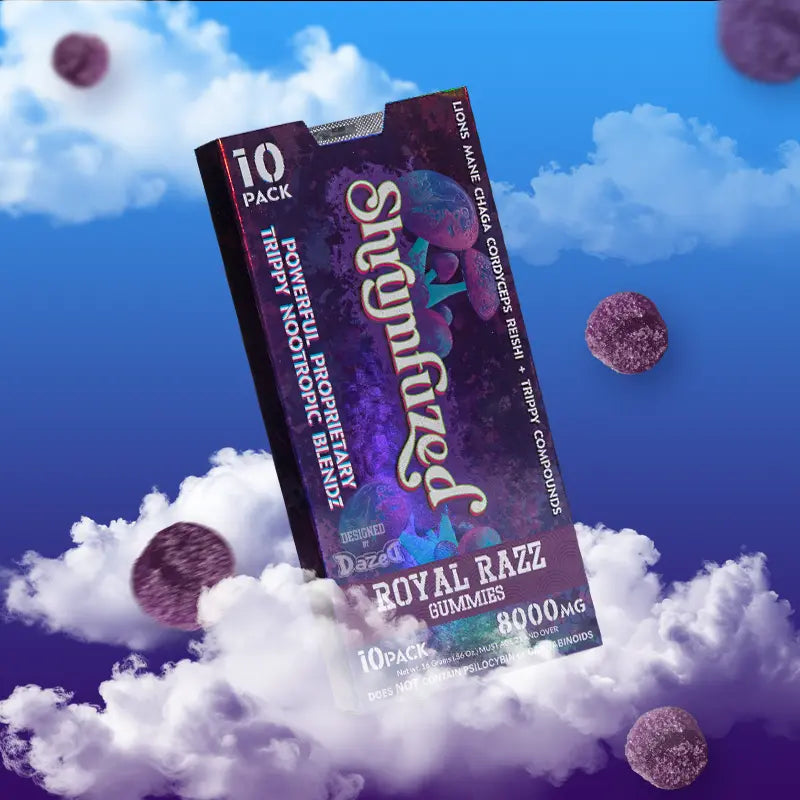 SHRUMFUZED BY DAZED MUSHROOM GUMMIES AND CHOCOLATES | 8000MG