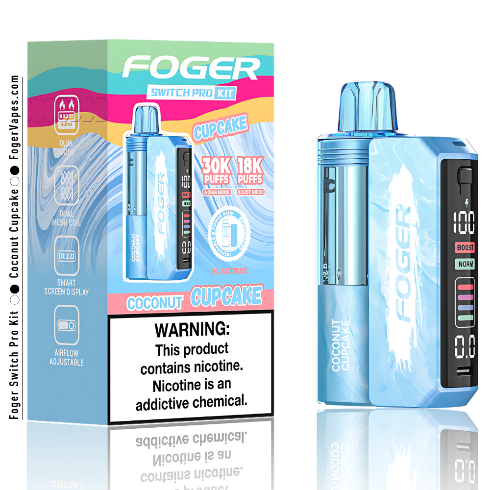 FOGER KIT 30,000 PUFFS DISPOSABLE VAPE | 5 CT (TEXASSB2024COMPLIANT)