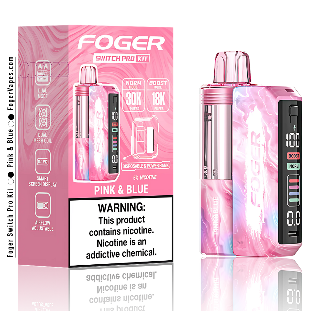 FOGER KIT 30,000 PUFFS DISPOSABLE VAPE | 5 CT (TEXASSB2024COMPLIANT)