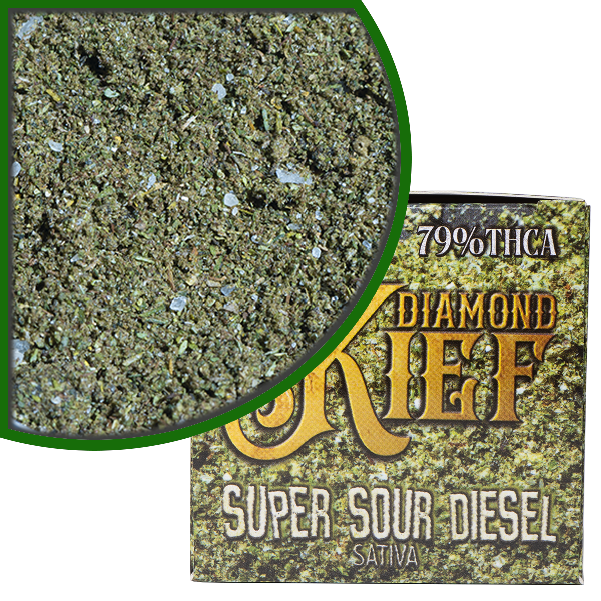 DAZED KIEF DIAMONDS THC-A 3G