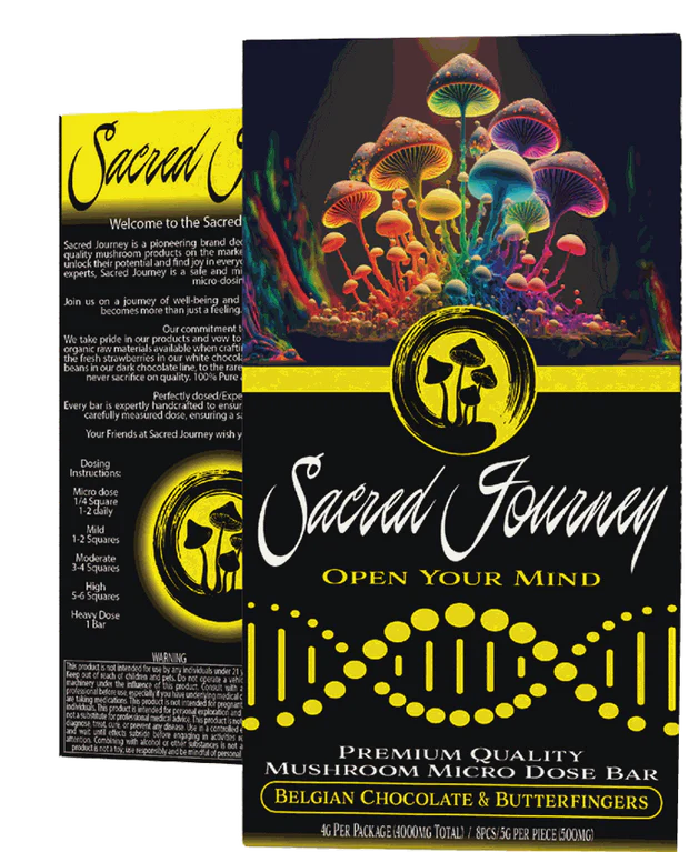 SACRED JOURNEY PREMIUM MICRO DOSE CHOCOLATE BAR | 4000MG