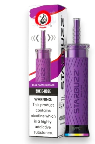 STARBUZZ E-HOSE DISPOSABLE 50,000 PUFFS | 5 CT (TEXASSB2024COMPLIANT)