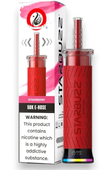 STARBUZZ E-HOSE DISPOSABLE 50,000 PUFFS | 5 CT (TEXASSB2024COMPLIANT)