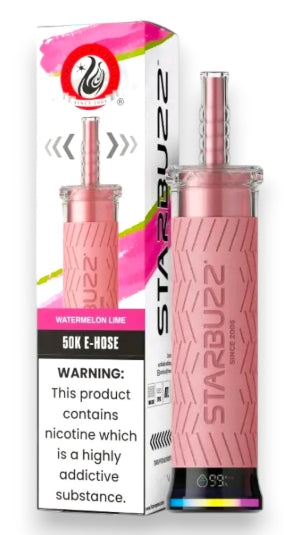 STARBUZZ E-HOSE DISPOSABLE 50,000 PUFFS | 5 CT (TEXASSB2024COMPLIANT)