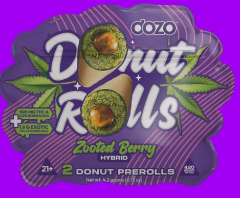 DOZO THC-A DONUT PRE-ROLLS | 2 CT