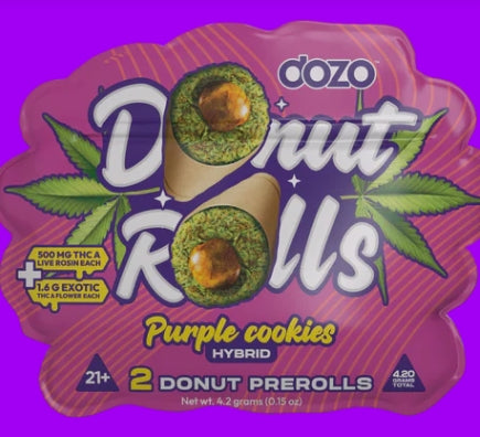 DOZO THC-A DONUT PRE-ROLLS | 2 CT