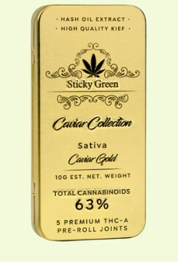 STICKY GREEN CAVIAR COLLECTION PRE-ROLLS | 5CT