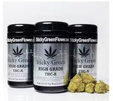 STICKY GREEN HIGH GRADE BULK FLOWER | 28 GRAMS