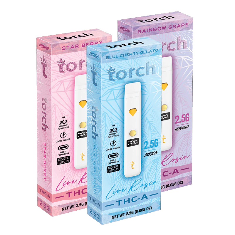 TORCH LIVE ROSIN THC-A 2.5 DISPOSABLE VAPE