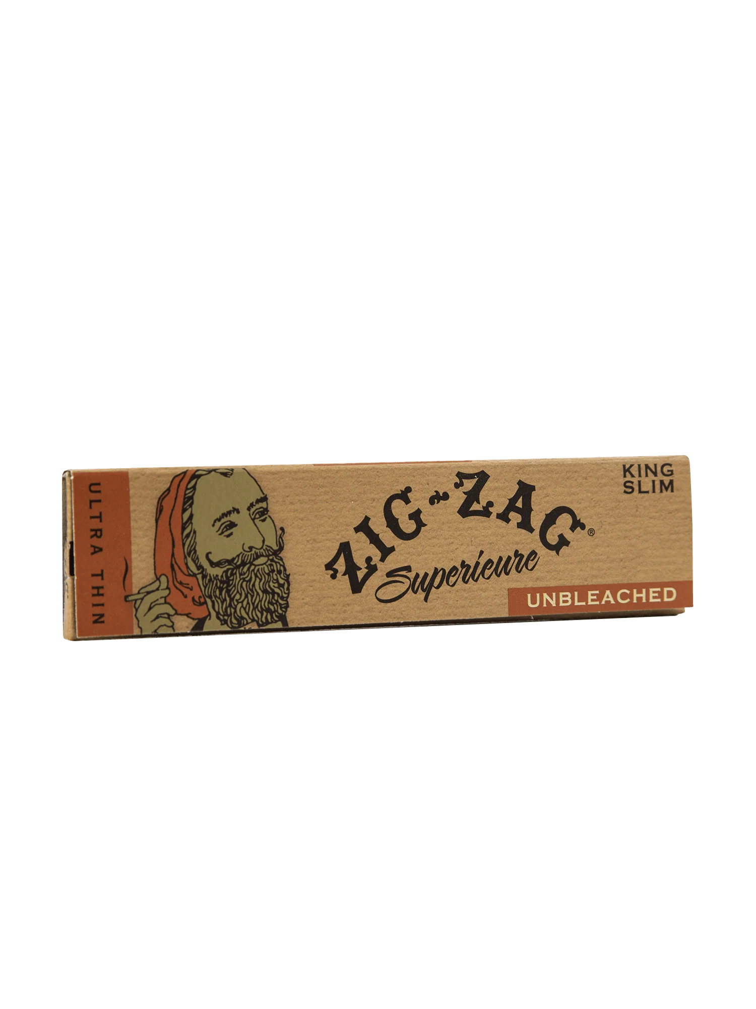 ZIG ZAG KING SLIM UNBLEACHED PAPERS | 25 PACK