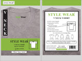 STYLE WEAR V-NECK T-SHIRT | 6 PACK